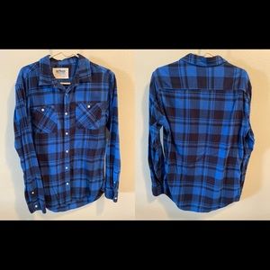 Men’s Blue/Black Flannel